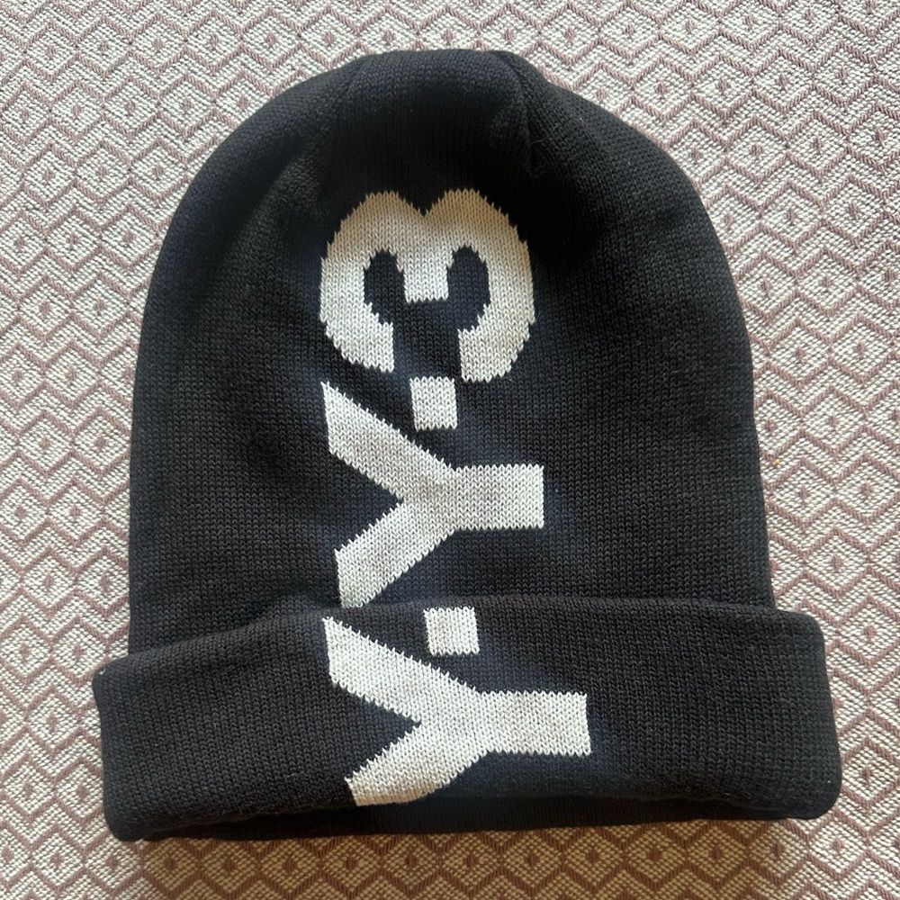 Y-3 Black Unisex Beanie